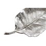 Centre de Table Home ESPRIT Argenté Aluminium Feuille d'une plante 37 X 18 X 4 cm