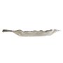 Centre de Table Home ESPRIT Argenté Aluminium Feuille d'une plante 37 X 18 X 4 cm