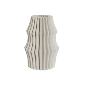 Vase Home ESPRIT Blanc Grès Moderne 15 x 15 x 22