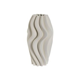 Vase Home ESPRIT Blanc Grès Moderne 16 x 16 x 32 cm