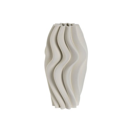 Vase Home ESPRIT Blanc Grès Moderne 16 x 16 x 32 cm