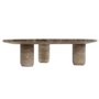 Centre de Table Home ESPRIT Marron Marbre Scandinave 30 x 30 x 8 cm