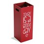 porte-parapluie Versa Begin The Day With a Smile Bois MDF (21 x 53 x 21 cm)