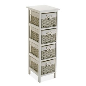 Caisson à Tiroirs Versa Pompei Bois (29 x 82 x 25 cm)
