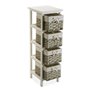Caisson à Tiroirs Versa Pompei Bois (29 x 82 x 25 cm)