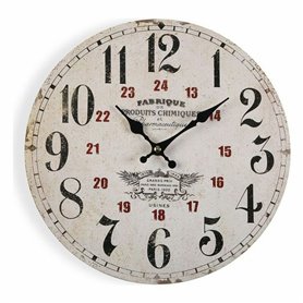 Horloge Murale Versa Pharmautique Bois (4 x 30 x 30 cm)