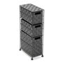 Meuble d'Appoint Versa 19487081 Gris polypropylène (28 x 57 x 15
