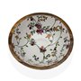 Saladier Versa Fleurs Porcelaine Bois de manguier 30 x 10 x 30 cm