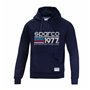 Sweat à capuche Sparco 1977 Blue marine XXL