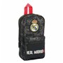 Plumier sac à dos Real Madrid C.F. Noir Sportif 33 Pièces 12 x 23 x 5 cm