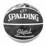 Ballon de basket Spalding Sketch Dribble Noir Caoutchouc (Taille 7)