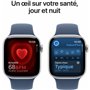 Montre intelligente Apple Watch Series 10 Bleu Argenté