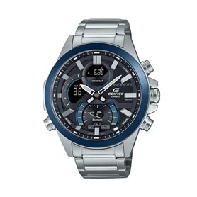 Montre Homme Casio ECB-30DB-1A9EF Noir Argenté