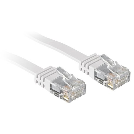 Lindy 3m Cat.6 câble de réseau Blanc Cat6