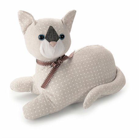 Butée Inofix 3178-2 Textile Sable 28 x 13 x 23 cm Blanc Chat