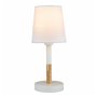 Lampe de bureau EDM 32016 Blanc Bois Acier 40 W 220-240 V Ø 13 x 32 cm