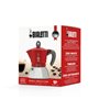 Cafetière Italienne Bialetti Moka Induction Rouge Métal Aluminium 150 ml