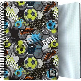 Cahier à Spirale Grafoplas Bits&Bobs 24 Goal Multicouleur Din A4 80 Volets 21