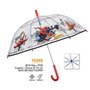 Parapluie Spider-Man Perletti Transparent Fibre de Verre 74 cm Enfant