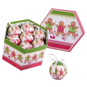 Boules de Noël Multicouleur Polyfoam Ø 7