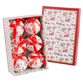 Boules de Noël Multicouleur Polyfoam Ø 7