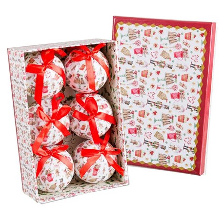 Boules de Noël Multicouleur Polyfoam Ø 7