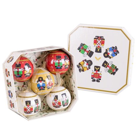 Boules de Noël Multicouleur Polyfoam Soldat Ø 7