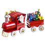 Décorations de Noël Multicouleur Train Père Noël 39 x 11 x 23 cm