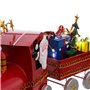 Décorations de Noël Multicouleur Train Père Noël 39 x 11 x 23 cm