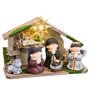 Crèche de Noël Multicouleur Céramique Bois MDF 22