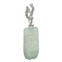 Bouteille Vert Argenté Aluminium Verre 16 x 9 x 54 cm Décorative