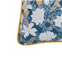 Coussin Bleu Fleurs 60 x 10 x 60 cm