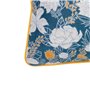 Coussin Bleu Fleurs 60 x 10 x 40 cm