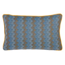 Coussin Bleu Imprimé 60 x 10 x 40 cm