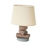 Lampe de bureau Blanc Marron Beige 40 W 220-240 V 26 x 19 x 35 cm