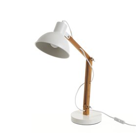 Flexo/Lampe de bureau Blanc Naturel 37 x 16 x 41 cm