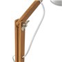 Flexo/Lampe de bureau Blanc Naturel 37 x 16 x 41 cm