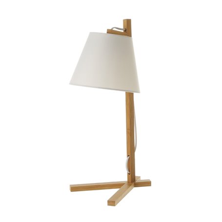 Lampe de bureau Blanc Naturel Bambou 40 W 220-240 V 27 x 21 x 50 cm