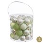 Boules de Noël Vert Plastique Ø 5 cm (40 Unités)