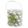 Boules de Noël Vert Plastique Ø 5 cm (40 Unités)