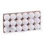 Boules de Noël Blanc Plastique Ø 5 cm (18 Unités)