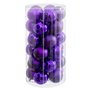 Boules de Noël Lila Plastique Ø 6 cm (30 Unités)