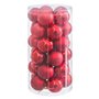 Boules de Noël Rouge Plastique Ø 6 cm (30 Unités)