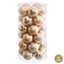 Boules de Noël Doré Plastique Ø 6 cm (30 Unités)