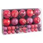 Boules de Noël Rouge Plastique (50 Unités)