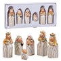 Crèche de Noël Multicouleur Résine Naissance/Crèche 25 x 11