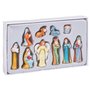 Crèche de Noël Multicouleur Résine Naissance/Crèche 20 x 12 x 3 cm