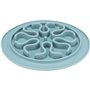 Gamelle à Alimentation Lente pour Animaux de Compagnie Trixie TX-25035 Bleu Gris Silicone