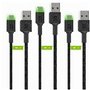 Câble USB Green Cell KABGCSET03 Noir 2 m