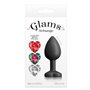 Plug Anal NS Novelties Glams Noir (6,3 cm)